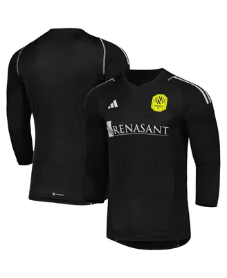 Men's adidas Black Nashville Sc 2023 Goalkeeper Long Sleeve Replica Jersey