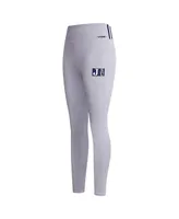 Women's Pro Standard Heather Gray Jackson State Tigers Classic 3-Hit Jersey Leggings