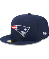 Men's New Era Navy England Patriots Camo Undervisor 59FIFTY Fitted Hat