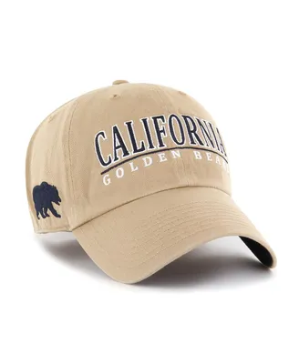 Men's '47 Brand Khaki Cal Bears District Clean Up Adjustable Hat