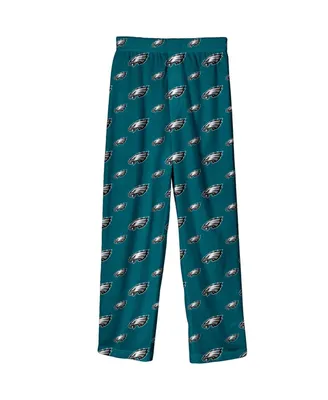 Big Boys Green Philadelphia Eagles Team-Colored Printed Pajama Pants