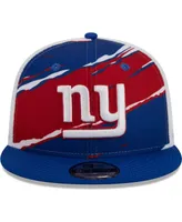 Men's New Era Royal New York Giants Tear Trucker 9FIFTY Snapback Hat