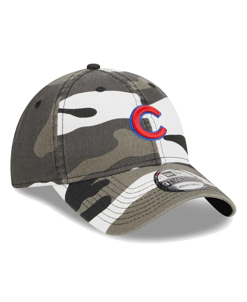 Men's New Era Camo Chicago Cubs Black Camo 9TWENTY Adjustable Hat