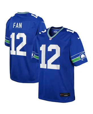 Nike Big Boys 12th Fan Seattle Seahawks Game Jersey