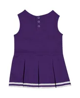 Girls Infant Colosseum Purple Lsu Tigers Time For Recess Cheer Dress