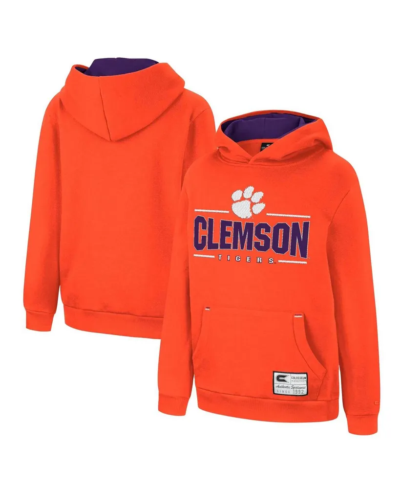 Big Boys Colosseum Orange Clemson Tigers Lead Guitarists Pullover Hoodie