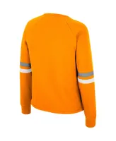 Women's Colosseum Tennessee Orange Volunteers Talent Competition Raglan Pullover Sweatshirt