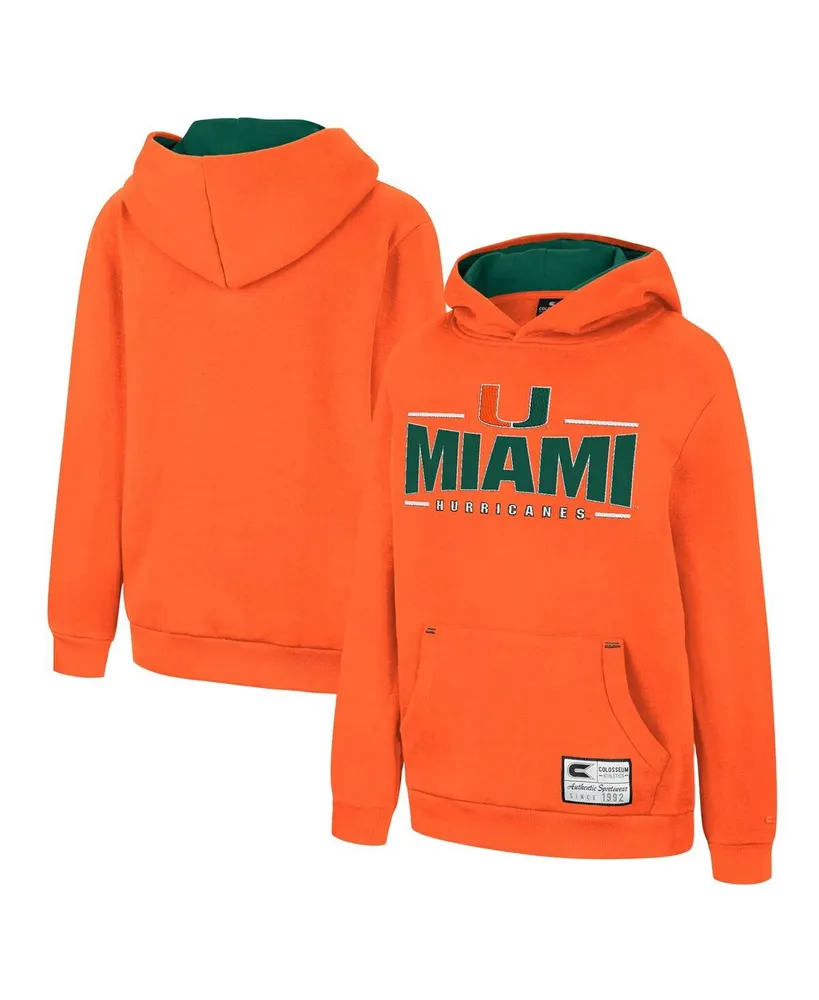 Big Boys Colosseum Orange Miami Hurricanes Lead Guitarists Pullover Hoodie