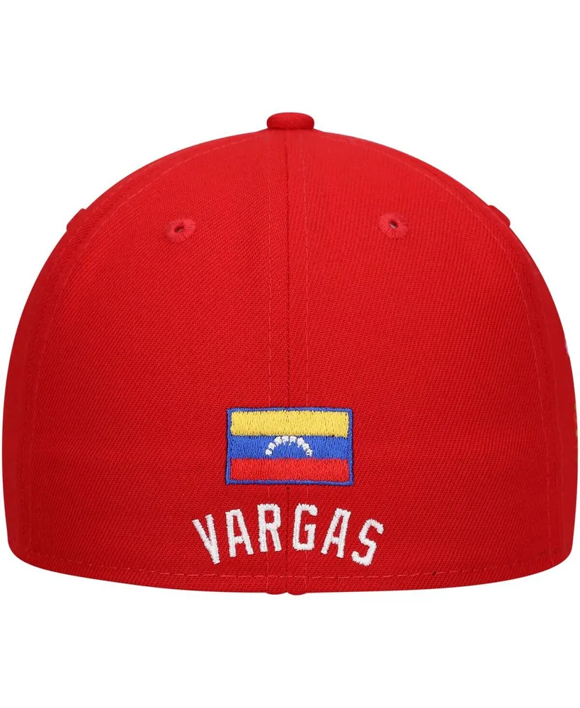 Men's Rings & Crwns Red Vargas Campeones Team Fitted Hat