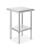 Gridmann x Inch Stainless Steel Table w/ Undershelf