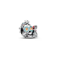 Pandora Disney Sterling Silver Pixar Coco Miguel Dante Skull Glow-in-The-Dark Charm