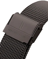 Lilienthal Berlin Men's Curcuit Chronograph Gunmetal Stainless Steel Mesh Watch 42mm