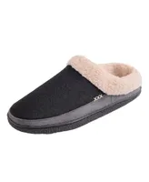 Alpine Swiss Mens Memory Foam Clog Slippers Fleece Fuzzy Slip On House Shoes