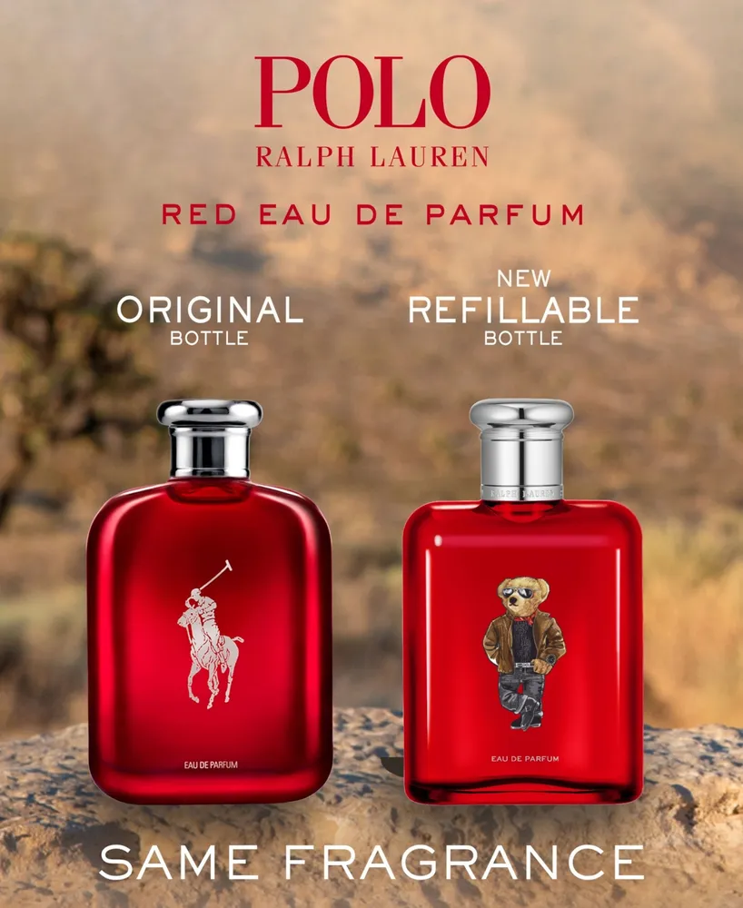 Ralph Lauren Men's Polo Red Eau de Parfum Limited Bear Edition Spray, 4.2 oz.