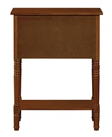 Convenience Concepts 23.75" Mdf Kendra 3 Drawer Hall Table with Shelf