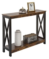 Convenience Concepts 39.5" Mdf Oxford Console Table with Shelf