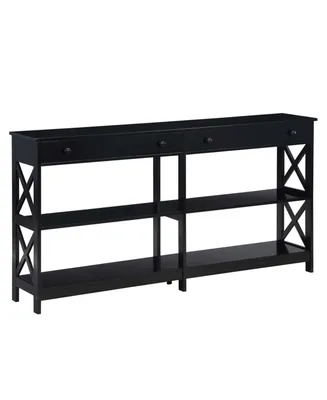 Convenience Concepts 60" Mdf Oxford 2 Drawer Console Table