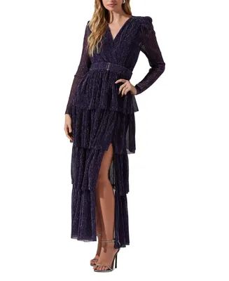Astr the Label Women's Danielle Tiered-Skirt Maxi Dress