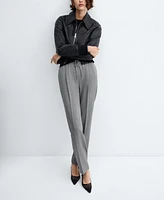 Mango Women's Flowy Jogger Pants