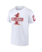 Men's Fanatics White Oklahoma Sooners Only One Fan T-shirt