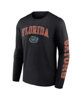 Men's Fanatics Florida Gators Distressed Arch Over Logo Long Sleeve T-shirt