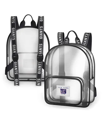 Men's and Women's Wear by Erin Andrews New York Giants Clear Stadium Backpack