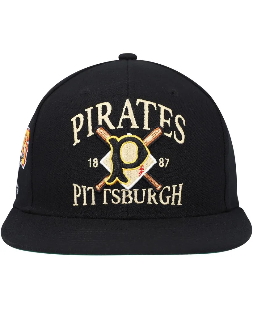 Men's Mitchell & Ness Black Pittsburgh Pirates Grand Slam Snapback Hat