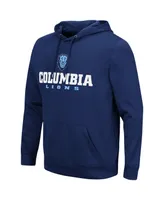 Men's Colosseum Navy Columbia University Lantern Pullover Hoodie