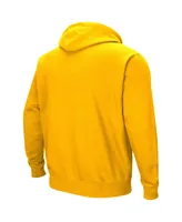 Men's Colosseum Gold West Virginia Mountaineers Sunrise Pullover Hoodie