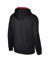 Men's Colosseum Black Alabama Crimson Tide Reese Pullover Hoodie