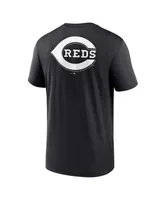 Men's Nike Black Cincinnati Reds Fashion Over Shoulder Logo Legend T-shirt