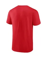 Men's Fanatics Red Washington Capitals Goaltender Combo T-shirt