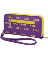 Women's Lsu Tigers Zip-Around Wristlet Wallet