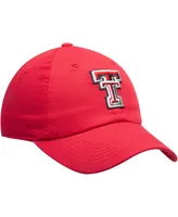 Men's Top of the World Red Texas Tech Red Raiders Primary Logo Staple Adjustable Hat