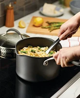 Circulon A1 Series with ScratchDefense Technology Aluminum 3-Quart Nonstick Induction Straining Sauce Pan with Lid