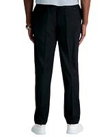 Haggar Men's Big & Tall Premium Comfort Stretch Classic-Fit Solid Flat Front Dress Pants