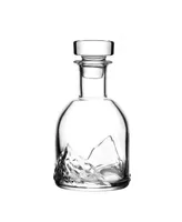 Liiton Mount Everest Crystal Whiskey Decanter with Glasses, Set of 5