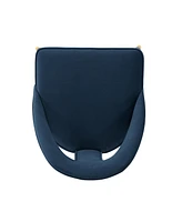 Manhattan Comfort Neda 20.87" Wide Velvet Upholstered Dining Chair