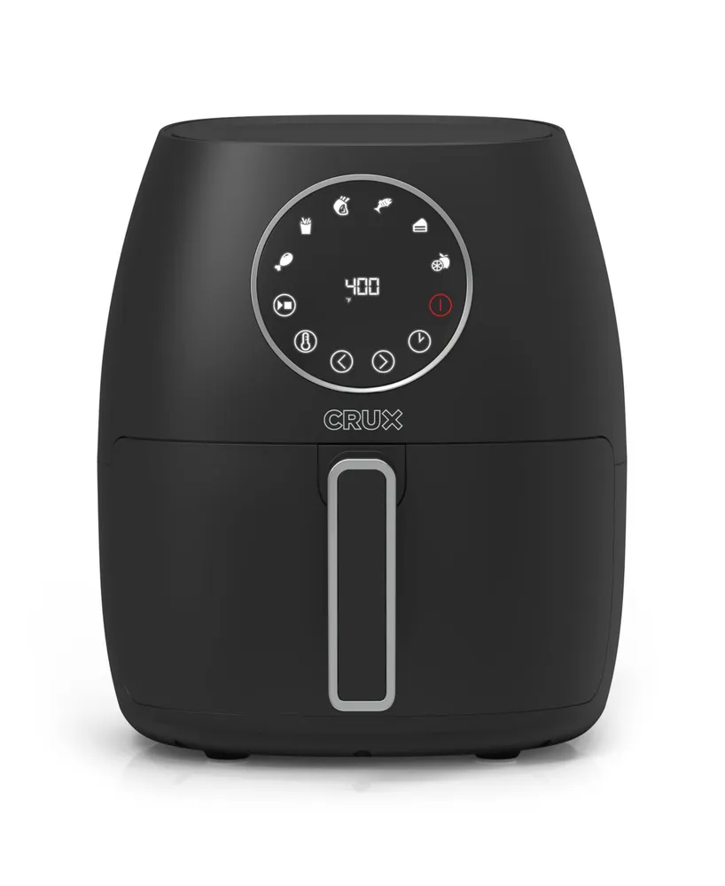Crux 6 qt. Digital Air Fryer 1500 Watt - White