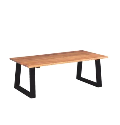 Coffee Table Solid Acacia Wood 43.3"x23.6"x15.7"