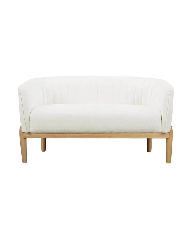 Lifestyle Solutions 55.5" Boucle Catriona Loveseat