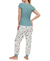 Adore Me Women's Caileigh T-Shirt & Joggers Pajama Set