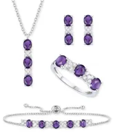 5-Pc. Set Amethyst (4-5/8 ct. t.w.) & Lab