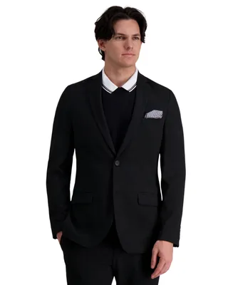 J.m. Haggar Men's 4-Way Stretch Plain Weave Ultra Slim Fit Suit Jacket
