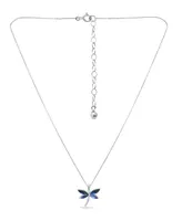 Macy's Abalone Inlay Dragonfly Pendant Necklace