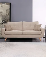 Paige 85.8" Stain-Resistant Fabric Sofa