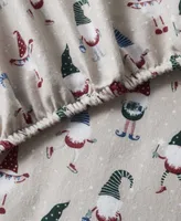 Bearpaw Gnome 100% Cotton Flannel 4-Pc. Sheet Set, Full