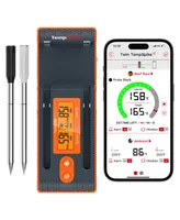 ThermoPro Pack of 1 Twin TempSpike 500' Truly Wireless Meat Thermometer with 2 Meat Probes