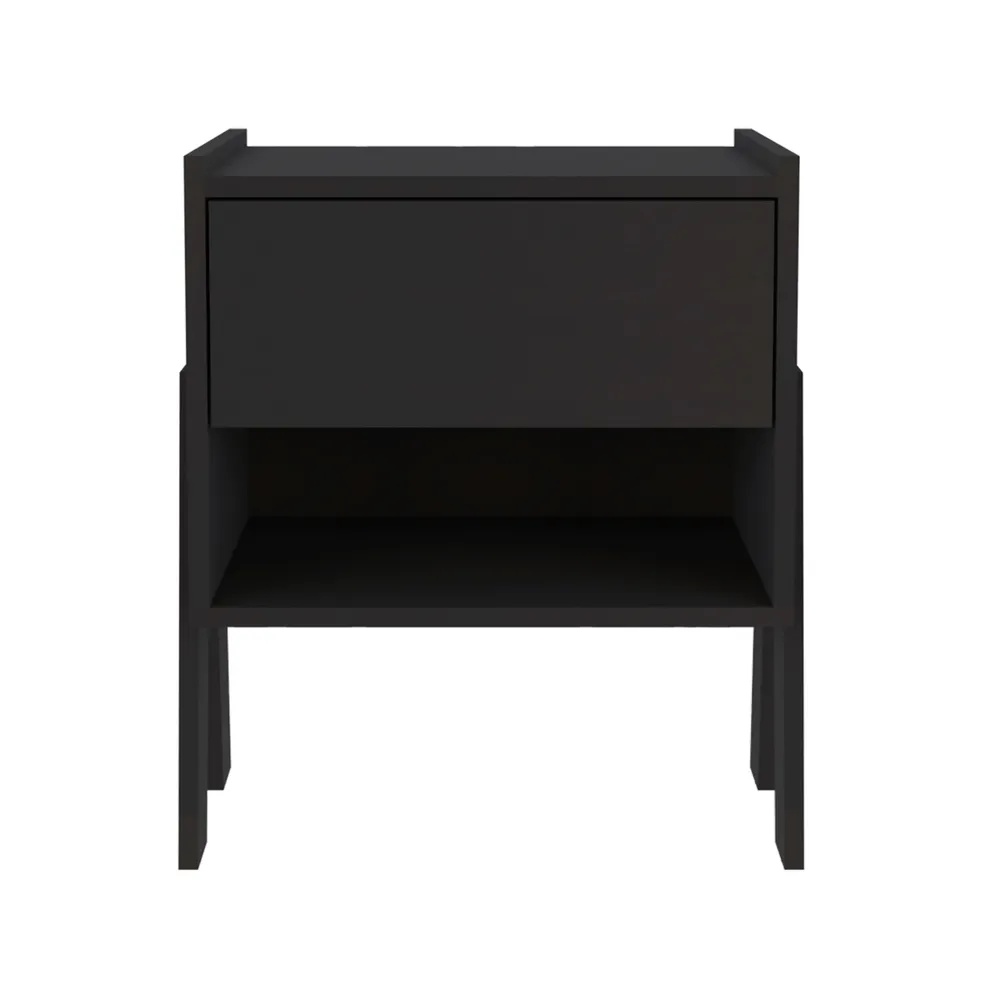 Depot E-shop Caladium Nightstand, One Drawer, Open Shelf