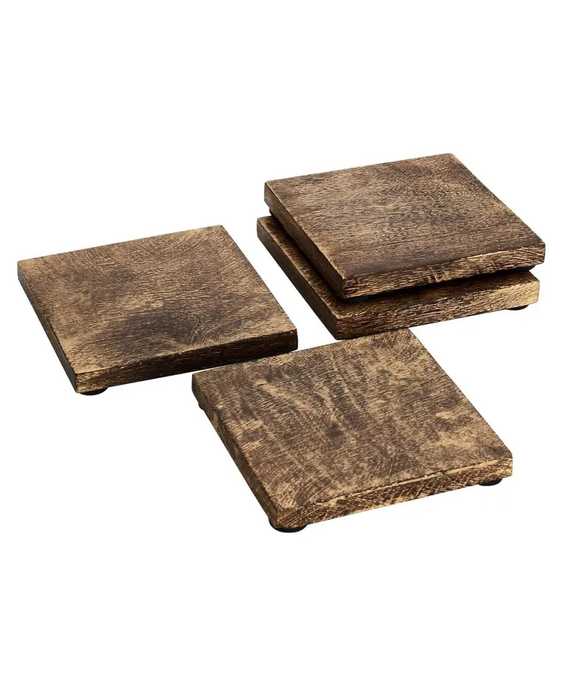 Mascot Hardware Rustic Pallet Coaster Set of 4